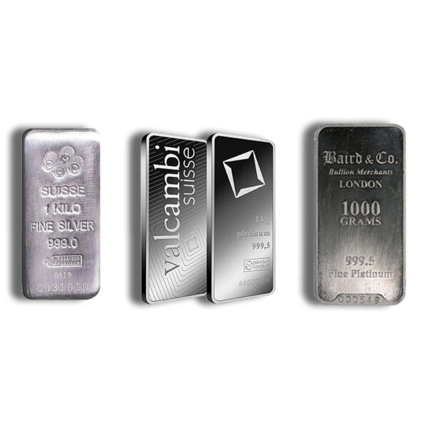1 kilo Platinum Bar - Brand Varies