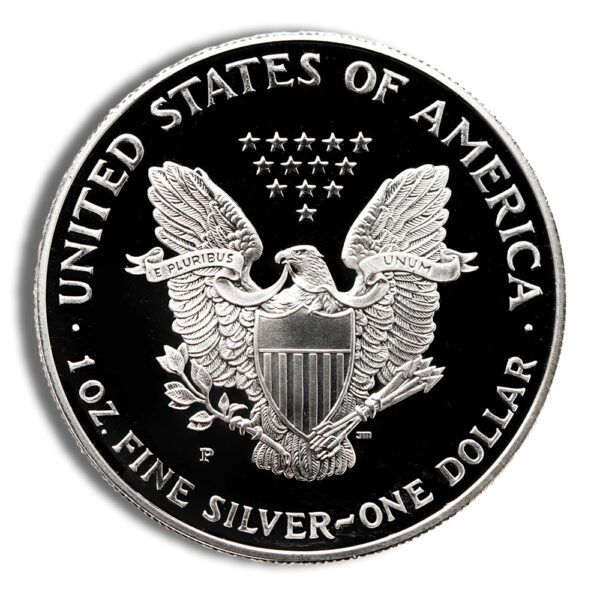 1994-P Proof Silver Eagle with Box & COA - Image 3