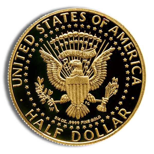 2014-W 3/4 oz JFK Half Dollar Gold Coin (Box & COA) - Image 3