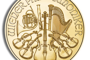 1/4 oz Austrian Philharmonic Gold Coin (Year Varies)