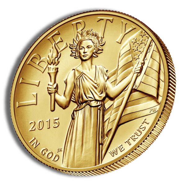 2015-W Liberty High Relief Gold Coin PCGS MS70 - Image 3