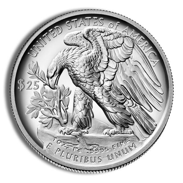 2018-W 1 oz Proof Palladium Eagle (w/ Box & COA) - Image 2