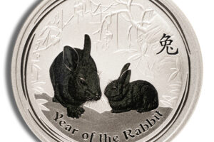 2011 1/2 oz Australia Silver Lunar Rabbit BU - Series II