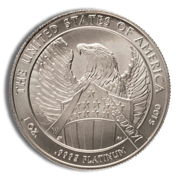 2007-W 1 oz Burnished Platinum Eagle $100 (Cap Only) - Image 2
