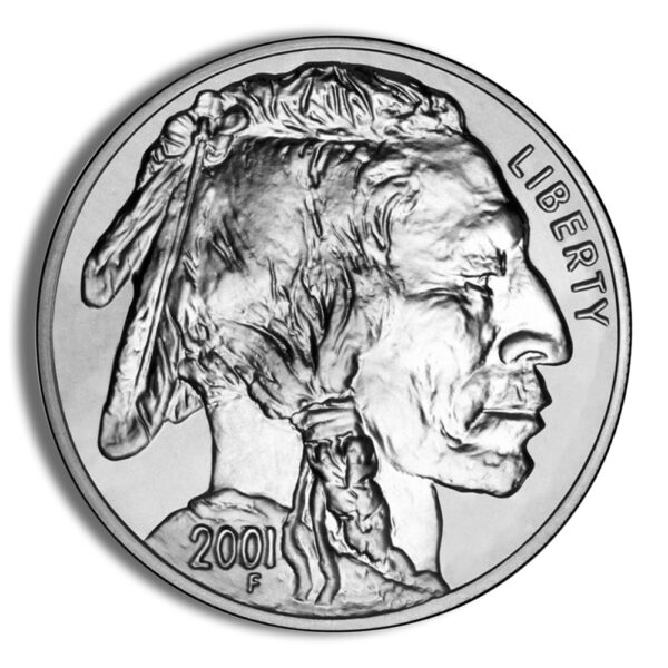 2001-D $1 Silver Buffalo Commem - BU (w/Box & COA) - Image 2