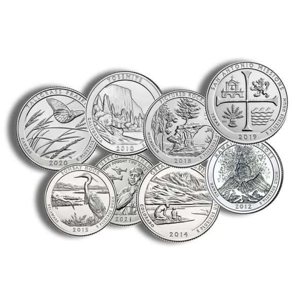 5 oz America The Beautiful Silver Coin (Design Varies)