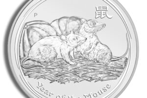 2008 Kilo Australia Silver Lunar Mouse BU - Series II