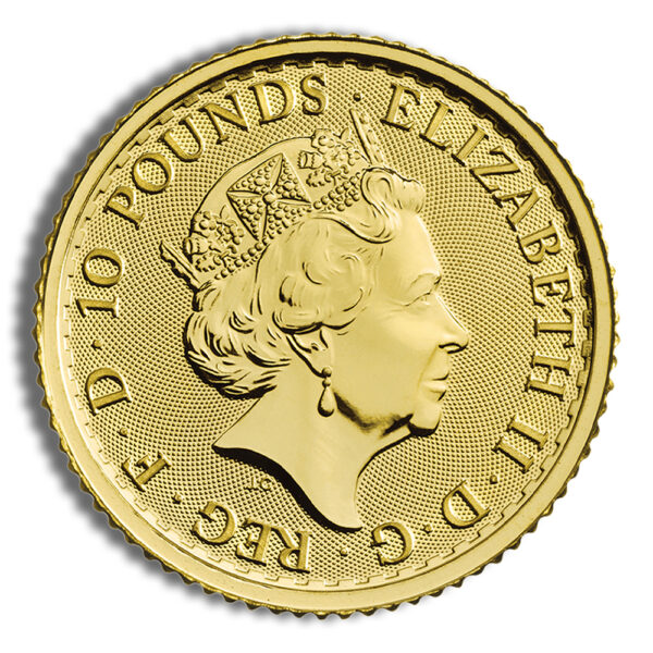 1/10 oz Gold Britannia (Year Varies) - Image 2