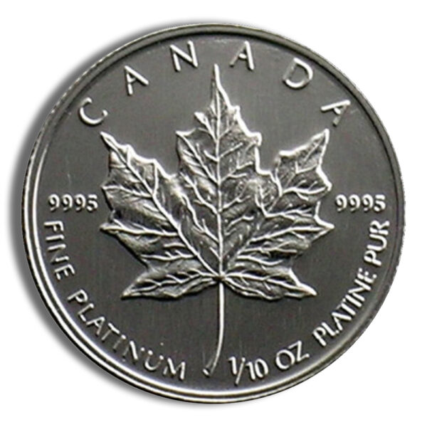 Platinum Maple Leaf - 1/10 oz (Year Varies)