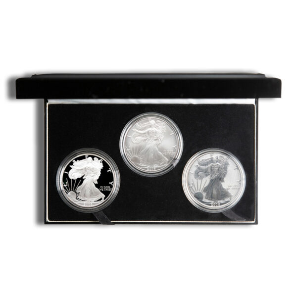 2006 20th Anniversary Silver Eagle Three Coin Set w/ Box & COA