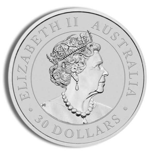 1999 Kilo Australia Silver Lunar Rabbit BU - Series I - Image 2