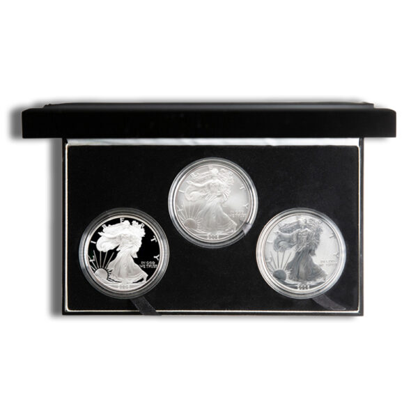 2006 20th Anniversary Silver Eagle Three Coin Set w/ Box & COA