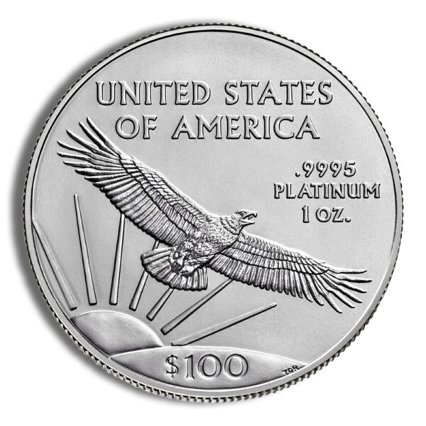 1 oz Platinum Eagle - BU (Date Varies) - Image 2