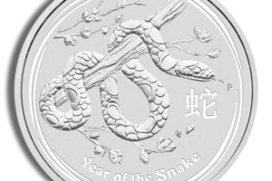 2013 1/2 oz Australia Silver Lunar Snake BU - Series II