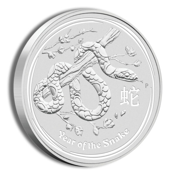 2013 1/2 oz Australia Silver Lunar Snake BU - Series II - Image 3