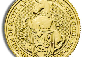 2018 1/4 oz Great Britain Queen's Beast Gold Coin - Unicorn