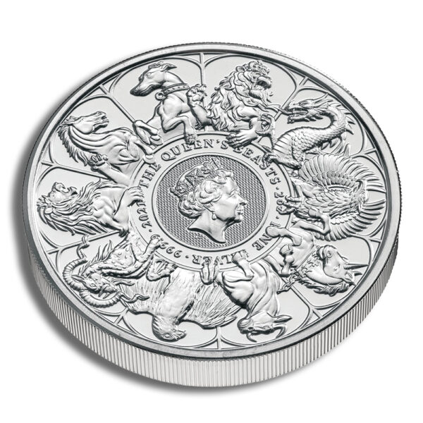 2021 2 oz Silver Great Britain Queen's Beasts - Completer - Image 3