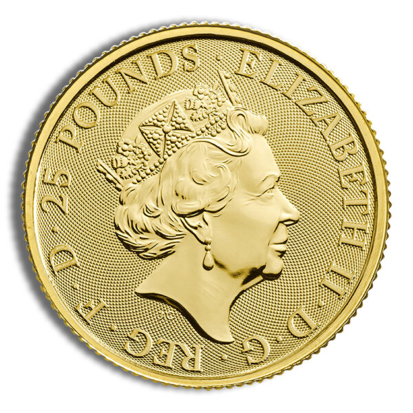 2018 1/4 oz Great Britain Queen's Beast Gold Coin - Unicorn - Image 2