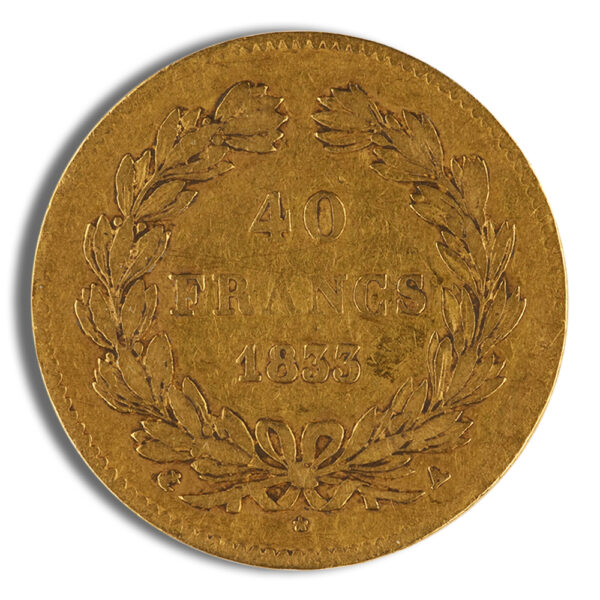 France Gold 40 Francs - Louis Philippe I (1831-1838) - Image 2