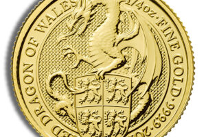 2017 1/4 oz Great Britain Queen's Beast Gold Coin - Dragon