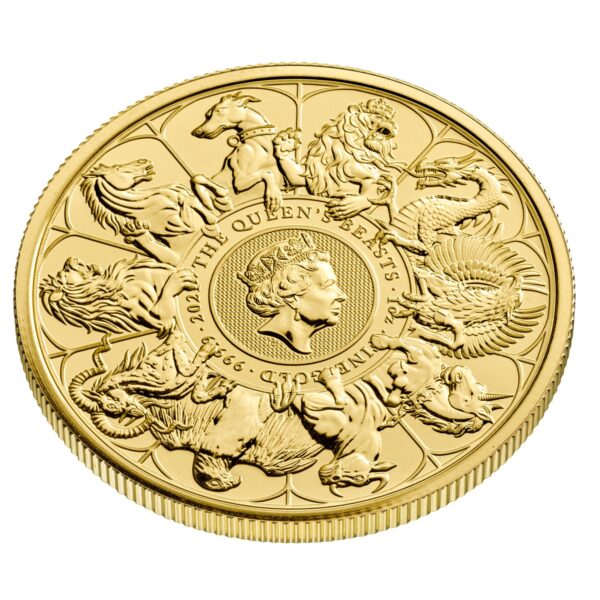 2021 1 oz Great Britain Queen's Beast Gold Coin - Completer - Image 3