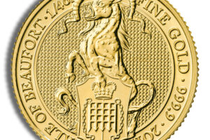2019 1/4 oz Great Britain Queen's Beast Gold Coin - Yale