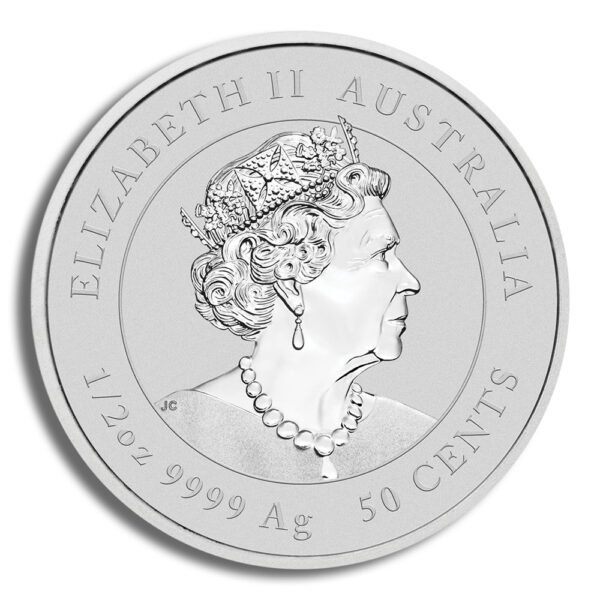 2021 1/2 oz Australia Silver Lunar Ox BU - Series III - Image 2