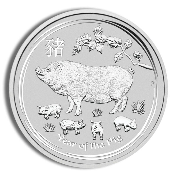 2019 Kilo Australia Silver Lunar Pig BU - Series II