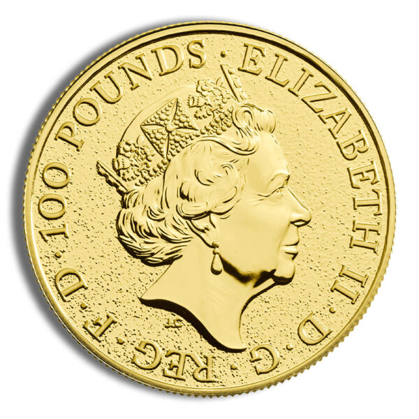 2016 1/4 oz Great Britain Queen's Beast Gold Coin - Lion - Image 2