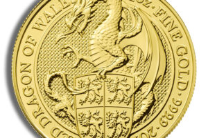 2017 1 oz Great Britain Queen's Beast Gold Coin - Dragon