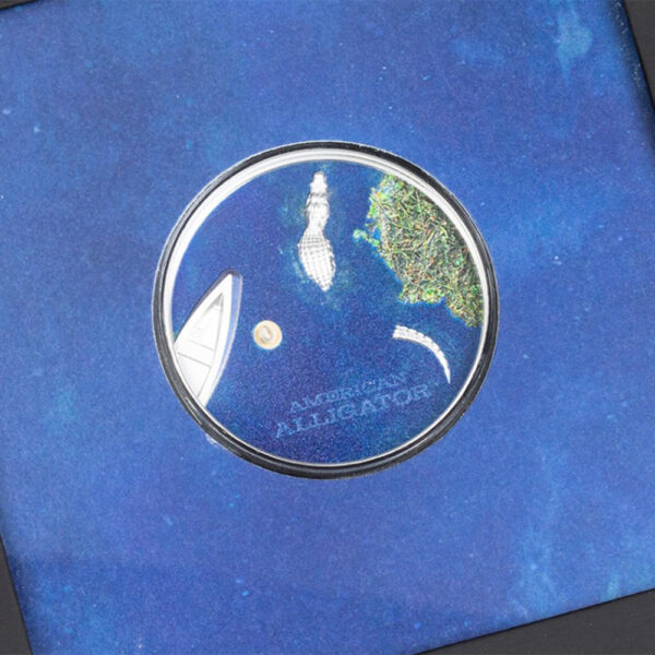 2022 1 oz Palau Silver American Alligator - Image 3