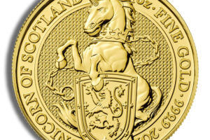 2018 1 oz Great Britain Queen's Beast Gold Coin - Unicorn