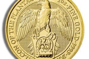 2019 1 oz Great Britain Queen's Beast Gold Coin - Falcon