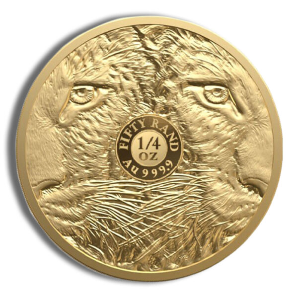 2023 1/4 oz Gold South African Big 5 Leopard Coin - Image 2