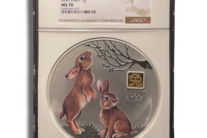 2023 Kilo Australia Silver Lunar Rabbit - Series III NGC MS70