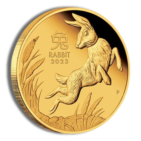2023 1/4 oz Gold Australia Year of the Rabbit - Proof - Image 3