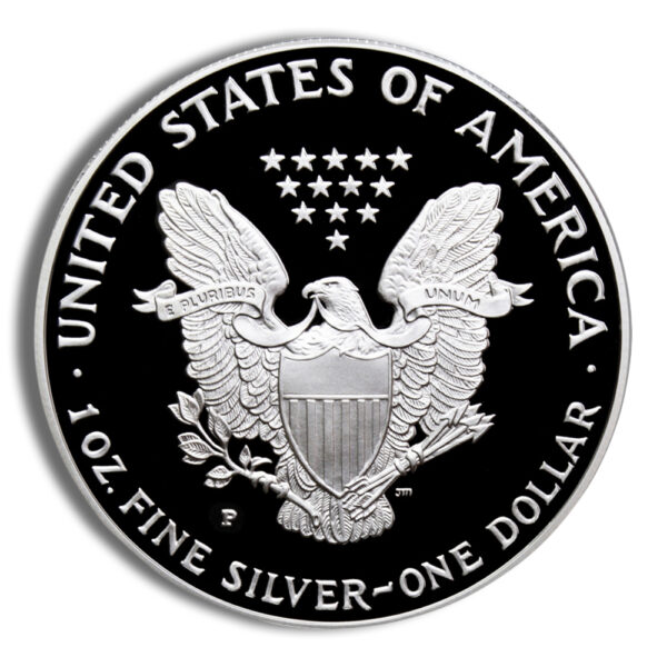 1999-P Proof Silver Eagle with Box & COA - Image 3