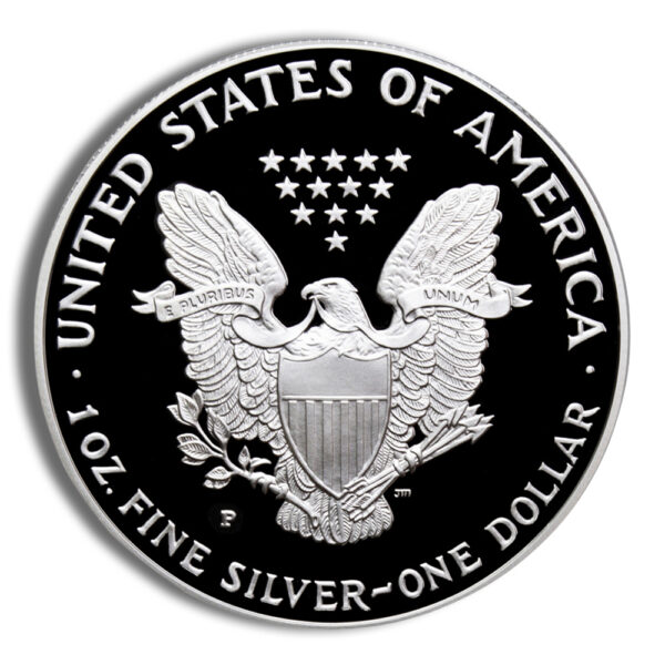2000-P Proof Silver Eagle with Box & COA - Image 3