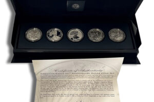 2011 American Silver Eagle 5 Coin Anniversary Set w/ Box & COA