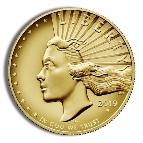 2019-W American Liberty High Relief Gold Coin PCGS PR70 - Image 3