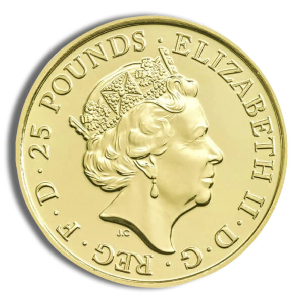 2016 1/4 oz Great Britain Lunar Gold Coin - Monkey - Image 2