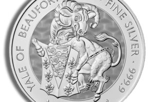 2023 10 oz Silver Great Britain Tudor Beasts - Yale of Beaufort