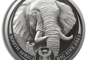 2021 1 Kilo Silver South African Big 5 Elephant Coin - Series II