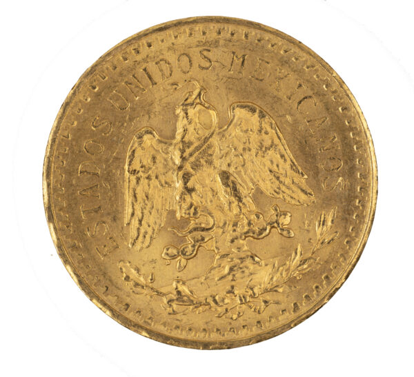 1930 Mexico Gold 50 Peso AU - Image 2