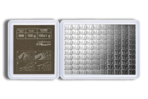 100 x 1 gram Silver Valcambi CombiBar™ (In Assay)