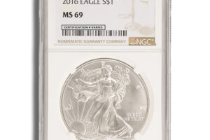 2016 Silver Eagle NGC MS69