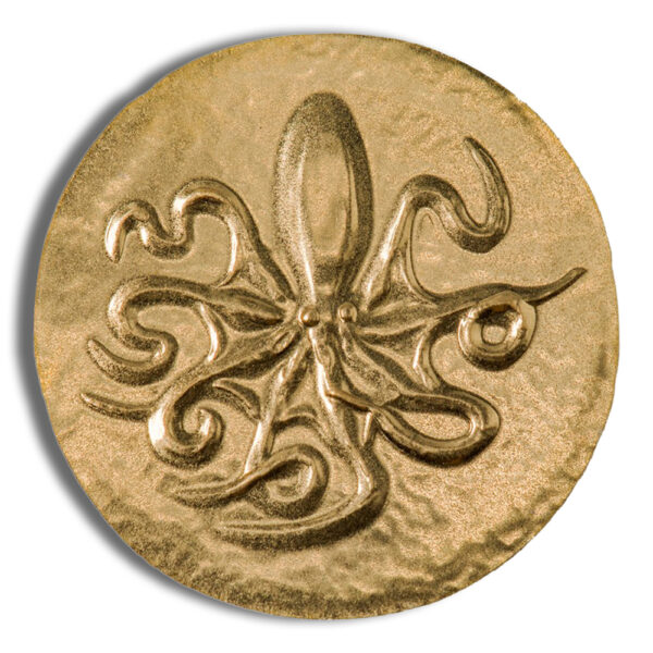 2022 1/2 gr Cook Islands Gold Octopus - Syracuse