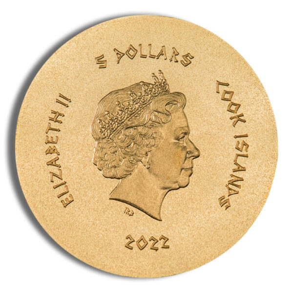 2022 1/2 gr Cook Islands Gold Octopus - Syracuse - Image 2