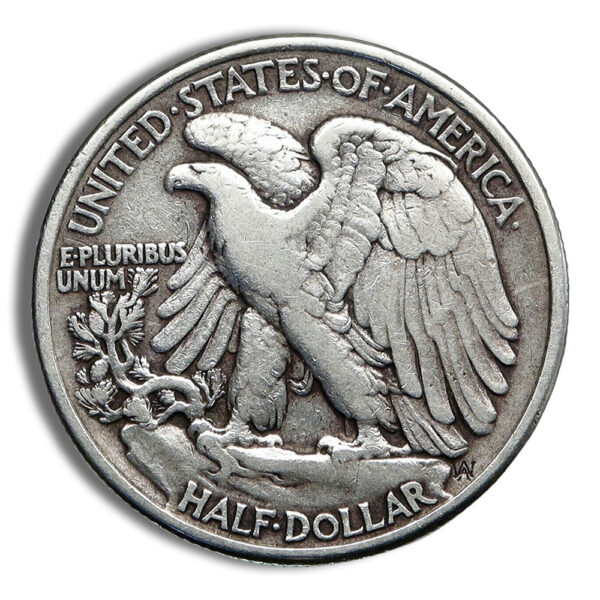 $1 FV 90% Silver Walking Liberty Half Dollar - Image 2