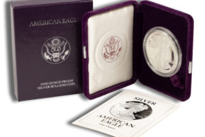 1993-P Proof Silver Eagle with Box & COA